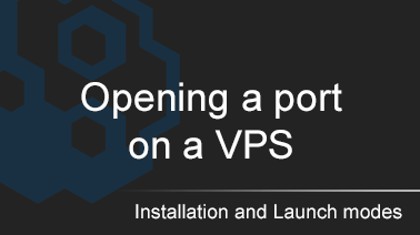 Opening a port on a VPS